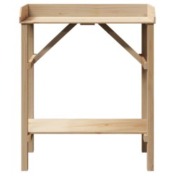 Table de jardin pour rempoter 75x40x90 cm en pin massif 