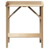 Table de jardin pour rempoter 75x40x90 cm en pin massif 