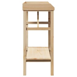 Table de jardin pour rempoter 75x40x90 cm en pin massif 