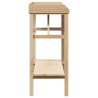 Table de jardin pour rempoter 75x40x90 cm en pin massif 