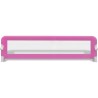 Barrière de lit de sécurité pour tout-petits 2pcs Rose 150x42cm 