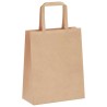 Sacs en papier 250 pcs avec poignées marron 18x8x22 cm 