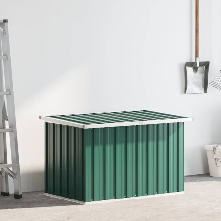 Boîte de rangement de jardin Vert 109x67x65 cm 