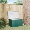 Boîte de rangement de jardin Vert 109x67x65 cm 