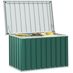 Boîte de rangement de jardin Vert 109x67x65 cm 