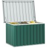 Boîte de rangement de jardin Vert 109x67x65 cm 
