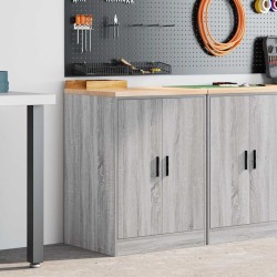 Armoire de rangement de garage sonoma gris 60x51x85 cm bois pin 
