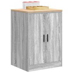 Armoire de rangement de garage sonoma gris 60x51x85 cm bois pin 