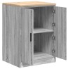 Armoire de rangement de garage sonoma gris 60x51x85 cm bois pin 
