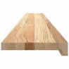 Appuis de fenêtre 2 pcs non traité 140x20x2cm bois chêne massif 