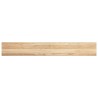 Appuis de fenêtre 2 pcs non traité 140x20x2cm bois chêne massif 