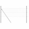 Ensemble de Clôture Set de 2 Acier Galvanisé 25 x 0,5 m Durable 