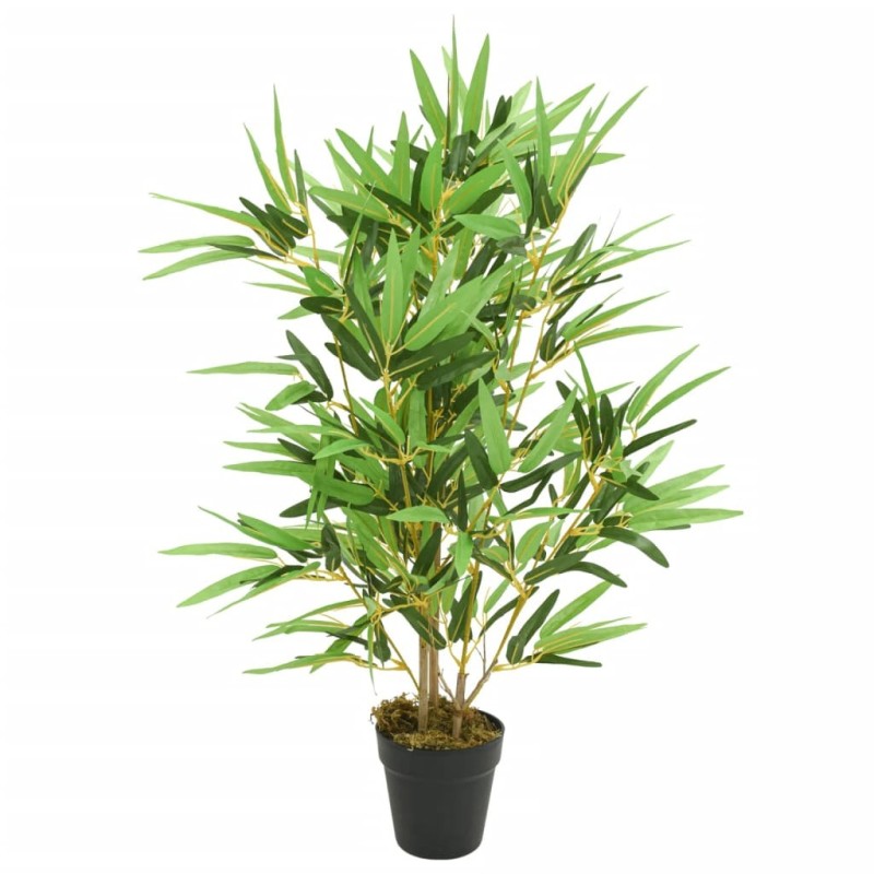 Bambou artificiel 368 feuilles 80 cm vert 