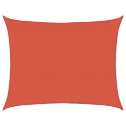 Voile d'ombrage 160 g/m² Terre cuite 6x8 m PEHD 