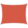 Voile d'ombrage 160 g/m² Terre cuite 6x8 m PEHD 