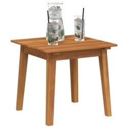 Table d'appoint 45 x 45 x 40 cm en bois d'acacia massif 