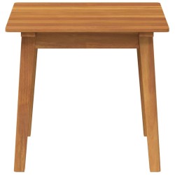 Table d'appoint 45 x 45 x 40 cm en bois d'acacia massif 