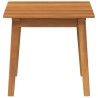Table d'appoint 45 x 45 x 40 cm en bois d'acacia massif 