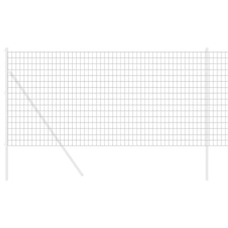 Clôture Euro Gris 1,2x25 m Acier 