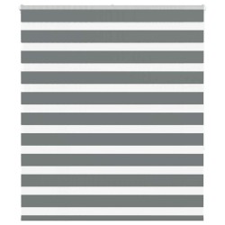 Store zèbre gris foncé largeur du tissu 120,9 cm polyester 