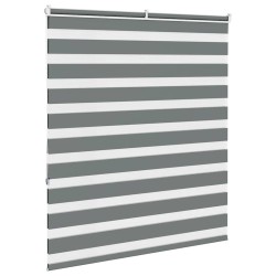 Store zèbre gris foncé largeur du tissu 120,9 cm polyester 