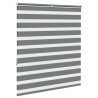 Store zèbre gris foncé largeur du tissu 120,9 cm polyester 