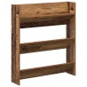 Cabinets à chaussures muraux 2 pcs Vieux bois 60 x 18 x 60 cm 
