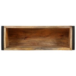 Jardinière 60x20x68 cm Bois de manguier brut 