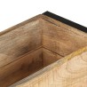 Jardinière 60x20x68 cm Bois de manguier brut 