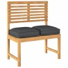 Coussins de palette pour siège 2 pcs noirs 40 x 40 x 8 cm en tissu Oxford. 