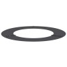 Pot de Fleurs en Plastique Noir Plastique Grand Rond Moderne 