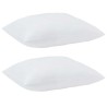 Oreillers 2 pcs Blanc 60 x 70 cm 85gsm 100% polyester 