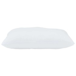 Oreillers 2 pcs Blanc 60 x 70 cm 85gsm 100% polyester 