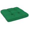 Pouf palette de jardin Bois de pin imprégné de blanc 