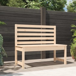 Banc de jardin 109 cm bois massif de pin 
