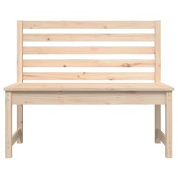 Banc de jardin 109 cm bois massif de pin 