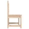 Banc de jardin 109 cm bois massif de pin 