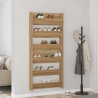 Cabinets à chaussures muraux avec étagère Autre 2 pcs chêne artisanal 