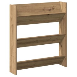 Cabinets à chaussures muraux avec étagère Autre 2 pcs chêne artisanal 