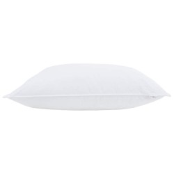 Oreillers 2 pcs Blanc 40 x 60 cm 130gsm 100% coton 