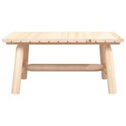 Table basse 90x50x41 cm bois massif d'épicéa  