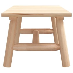 Table basse 90x50x41 cm bois massif d'épicéa  