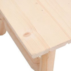 Table basse 90x50x41 cm bois massif d'épicéa  