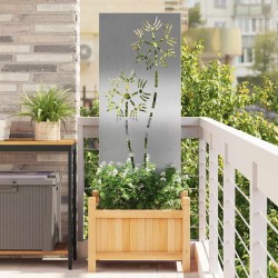 Panneau décoratif de jardin Argenté 50 x 140 cm 