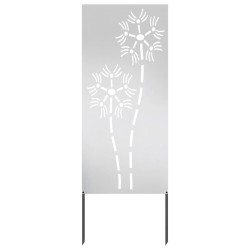 Panneau décoratif de jardin Argenté 50 x 140 cm 