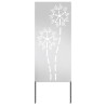 Panneau décoratif de jardin Argenté 50 x 140 cm 