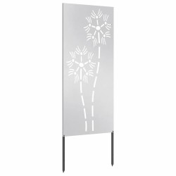 Panneau décoratif de jardin Argenté 50 x 140 cm 