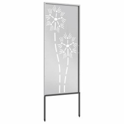 Panneau décoratif de jardin Argenté 50 x 140 cm 