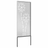Panneau décoratif de jardin Argenté 50 x 140 cm 