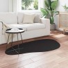 Tapis Noir 80 x 150 cm Polyester 